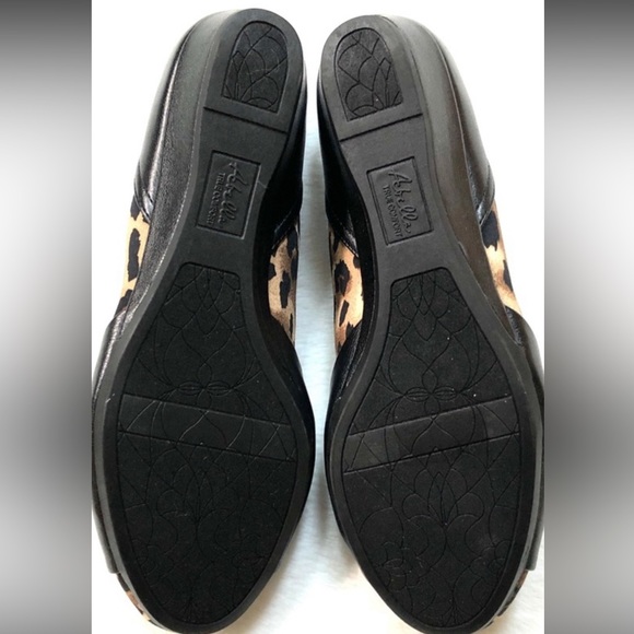 Abella Fina True Comfort Black & Leopard Print Flats Size 7.5 - Picture 5 of 8